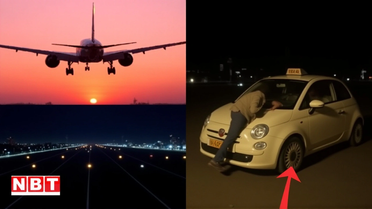 मुंबई एयरपोर्ट पर कैब ड्राइवर ने 6 किमी तक गाड़ी के बोनट पर खींचा साथी ड्राइवर